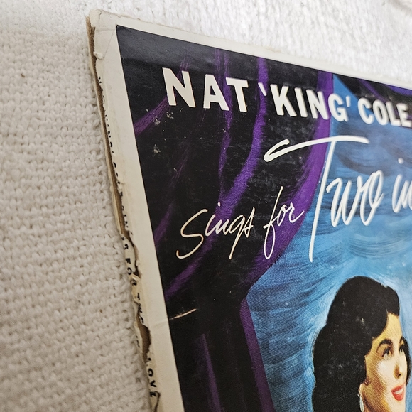 Nat King Cole Sings For Two in Love Vinyl 🎶 - Picture 3 of 16
